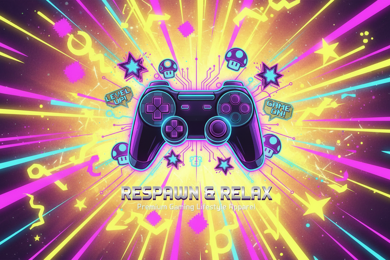 Gamer Theme Banner - Bright